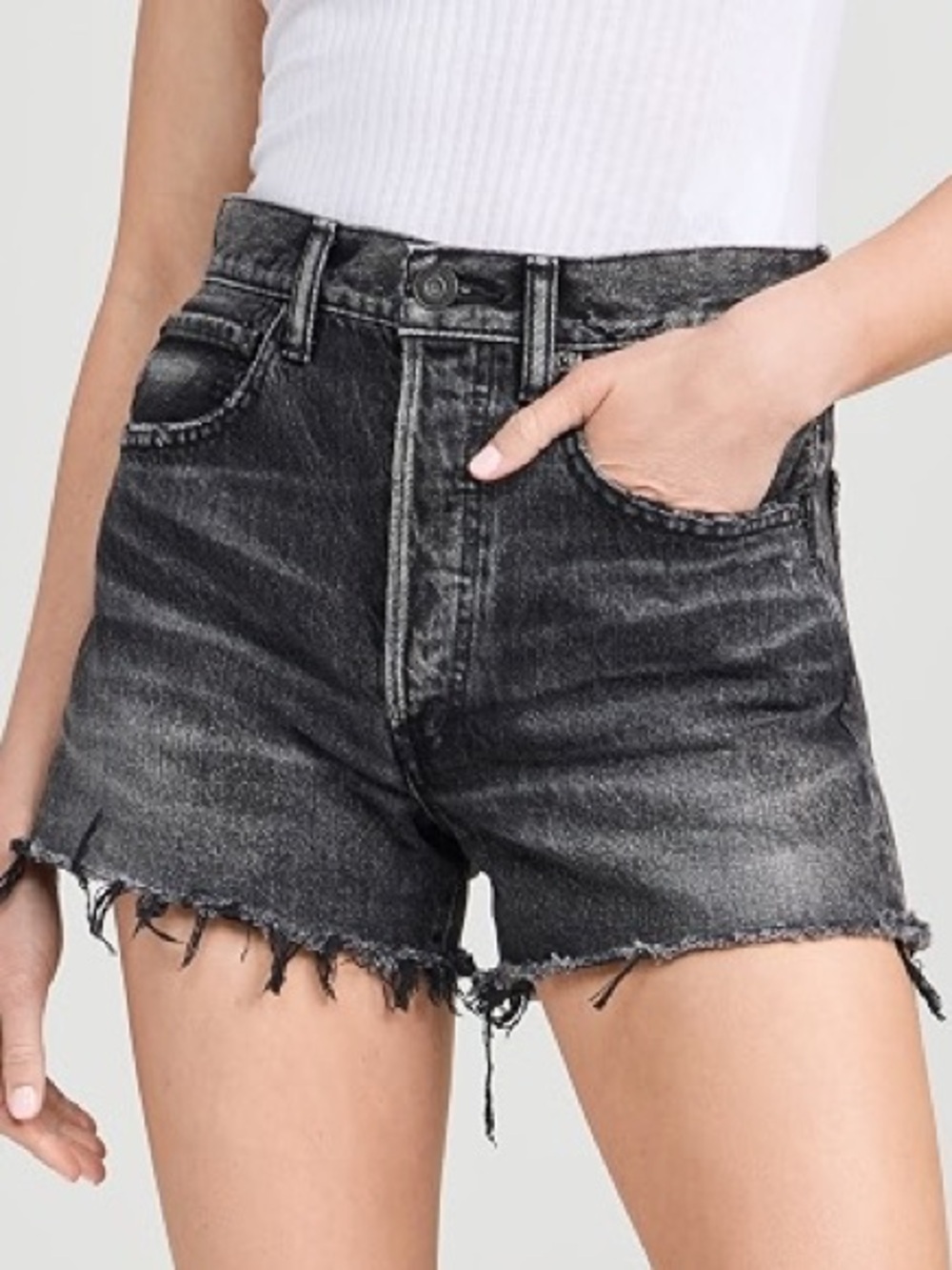 Moussy vintage MV Aristida Black Shorts